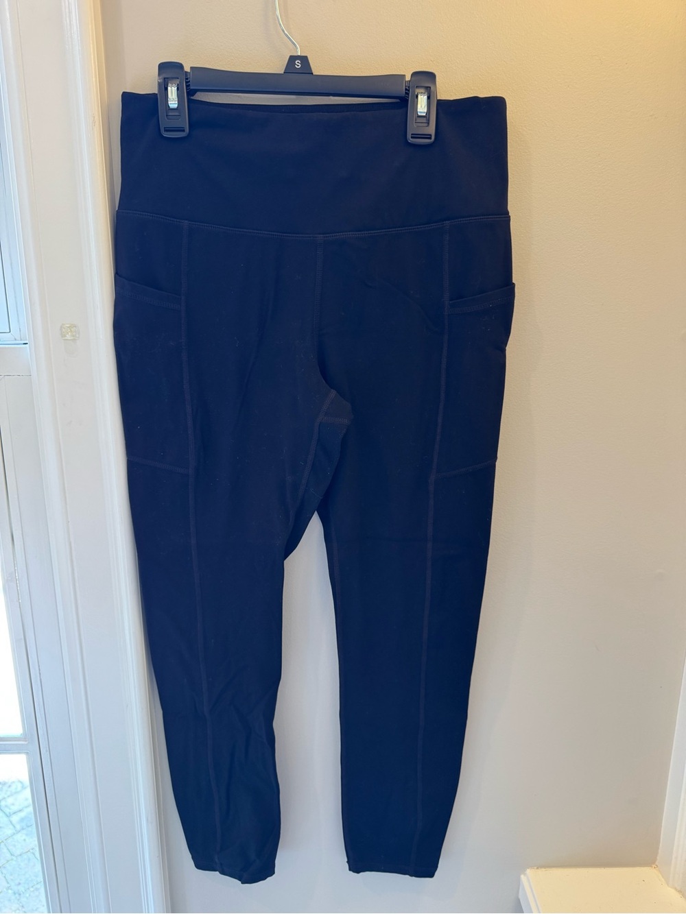 GAIAM Black Activewear Leggings with Subtle Logo (no longer avail highly sought